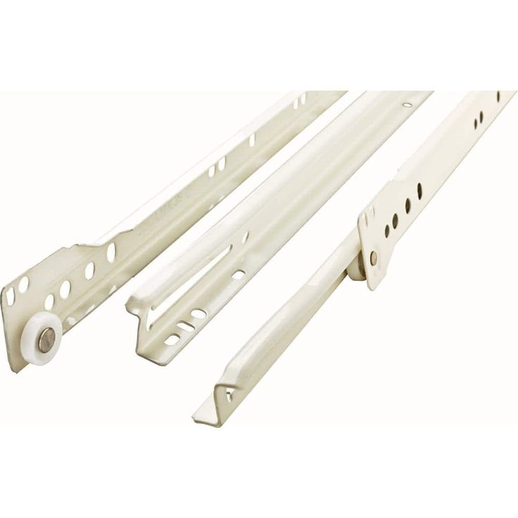 22 in. Self-Closing Bottom Mount Drawer Slide Set