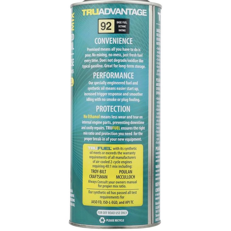 TruFuel TruFuel 40:1 Pre Oil Mix (6-Pack)