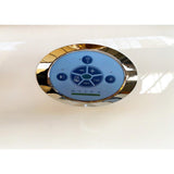 Paris with heater 67 in. L  Acrylic Right Drain Corner Alcove Whirlpool Bathtub in White - Super Arbor