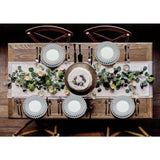 57-Piece Specialty Blue Porcelain Dinnerware Set (Service for 8)