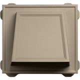6 in. Hooded Siding Vent #085-Clay - Super Arbor