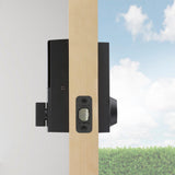 Premis Contemporary Touchscreen Smart Lock Matte Black Single Cylinder Electronic Deadbolt Featuring SmartKey Security - Super Arbor