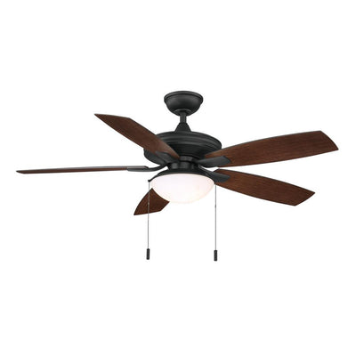 Gazebo III 52 in. Indoor/Outdoor Natural Iron Ceiling Fan with Light Kit - Super Arbor