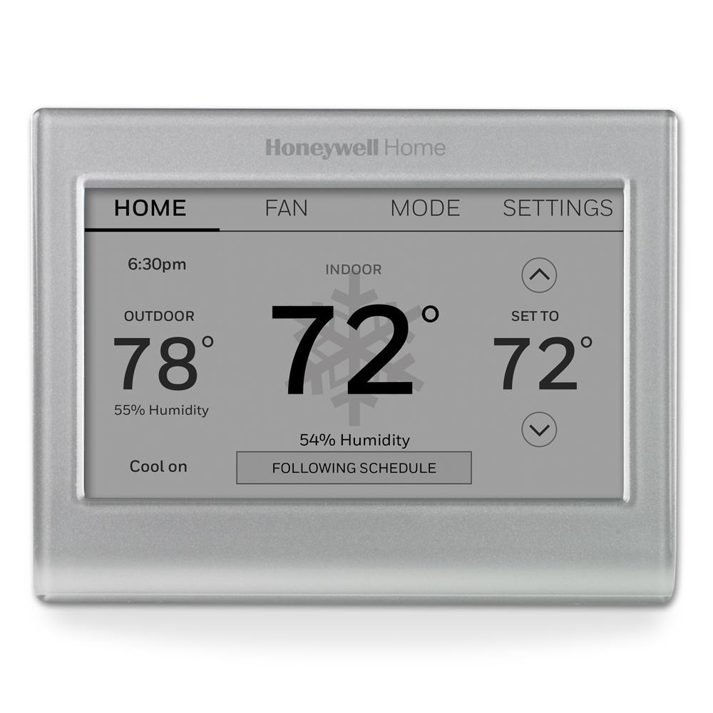 Wi-Fi Smart Color 7-Day Programmable Smart Thermostat with Color-Changing Touchscreen Display - Super Arbor