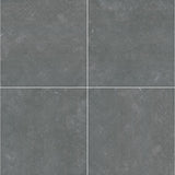 Vulkon Nero 24 in. x 24 in. Matte Porcelain Paver Tile (14 pieces / 56 sq. ft. / pallet) - Super Arbor
