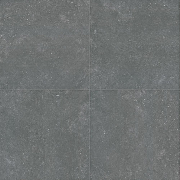 Vulkon Nero 24 in. x 24 in. Matte Porcelain Paver Tile (14 pieces / 56 sq. ft. / pallet) - Super Arbor