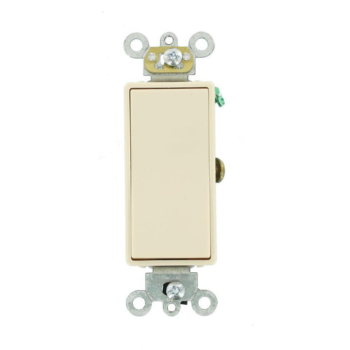 Decora 15 Amp Single-Pole AC Quiet Switch, Light Almond - Super Arbor