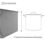 All-in-One Drop-In Stainless Steel 33 in. 4-Hole 50/50 Double Bowl Workstation Sink with Faucet and Accessories Kit - Super Arbor
