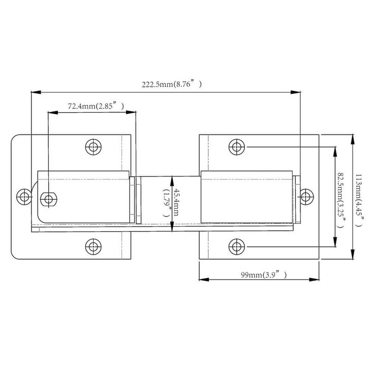 Everbilt Black Extra Heavy-Duty Gate Flip Latch