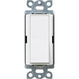 Claro 15 Amp 3-Way Rocker Switch with Locator Light, White - Super Arbor