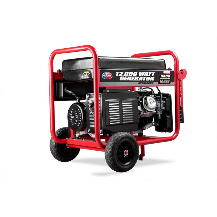 All Power 9000-Watt Gasoline Powered Electric Start Portable Generator with 459 cc Engine