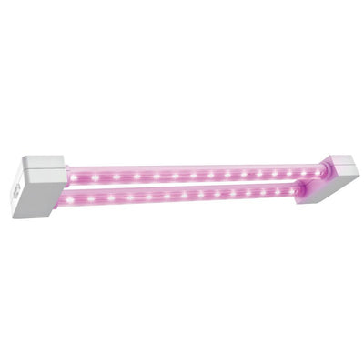 2 ft. 2-Light 19-Watt White LED Hydroponic Non-Dimmable Indoor and Outdoor Linkable Plant Grow Light Fixture, Daylight - Super Arbor