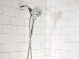 Darcy Single-Handle 5-Spray Tub and Shower Faucet with Curved Shower Rod in Spot Resist Brushed Nickel (Valve Included)