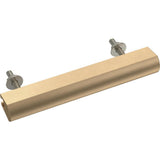 Modern Arch 1 in. to 4 in. (25 mm to 102 mm) Champagne Bronze Adjustable Drawer Pull (5-Pack) - Super Arbor