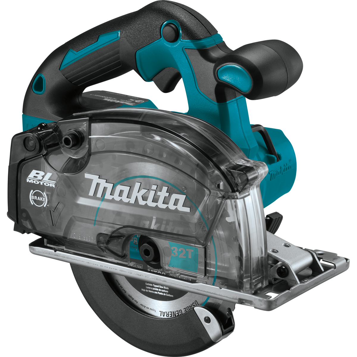 Makita 18V LXT 5-7/8 in. Brushless Cordless Metal Cutting Saw Kit, 5.0Ah, with Electric Brake & Chip Collector