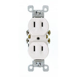 15 Amp 2-Wire Duplex Outlet, White - Super Arbor