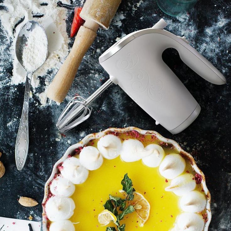 Better Chef 6-in Cord 5-Speed White Hand Mixer