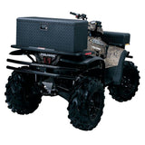 Lund 32 in Gloss Black Aluminum Full Size Chest Truck Tool Box with mounting hardware and keys included - Super Arbor