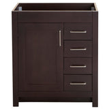 Westcourt 30 in. W x 21 in. D Bathroom Vanity Cabinet Only in Sterling Gray - Super Arbor