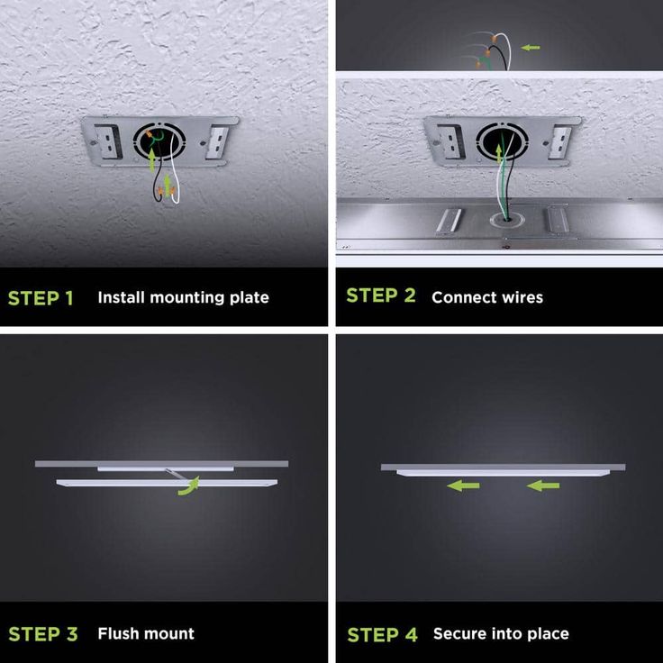 Commercial Electric 6 in. x 4 ft. 1900 Lumens Dimmable White Integrated LED Flat Panel Ceiling Flush Mount Fixture with Color Change 5CCT