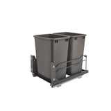 Rev-A-Shelf 35-Quart Plastic Soft Close Pull Out Trash Can