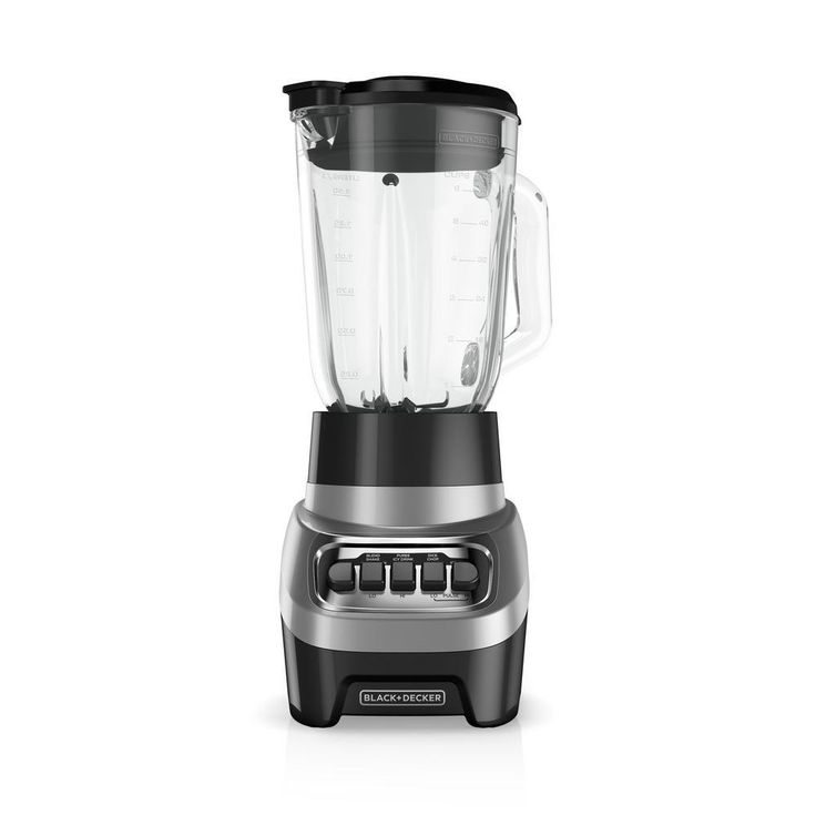 48 oz. 4-Speeds Silver Glass Jar Blender