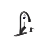 Setra Single-Handle Touchless Pull-Down Sprayer Kitchen Faucet in Vibrant Stainless - Super Arbor