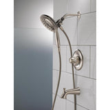 Lahara In2ition 2-in-1 Single-Handle 5-Spray Tub and Shower Faucet in Brushed Nickel