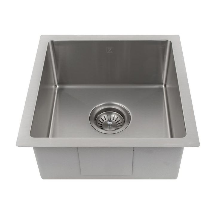 ZLINE 15 in. Borea Undermount Single Bowl Bar Sink in Stainless Steel