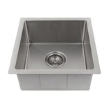ZLINE 15 in. Borea Undermount Single Bowl Bar Sink in Stainless Steel
