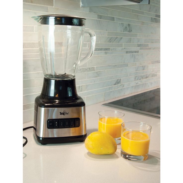 50 oz. 500-Watt 8-Speed Black Stand Blender with Glass Pitcher (1.6 Quarts/1.5 Liters)
