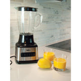 50 oz. 500-Watt 8-Speed Black Stand Blender with Glass Pitcher (1.6 Quarts/1.5 Liters)