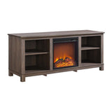 Domingo 60 in. Espresso TV Console with Fireplace - Super Arbor
