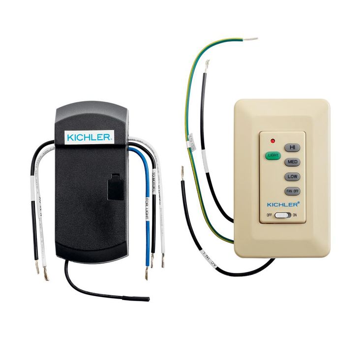 Independence 3-Speed Fan Switch Control with Remote Control, White