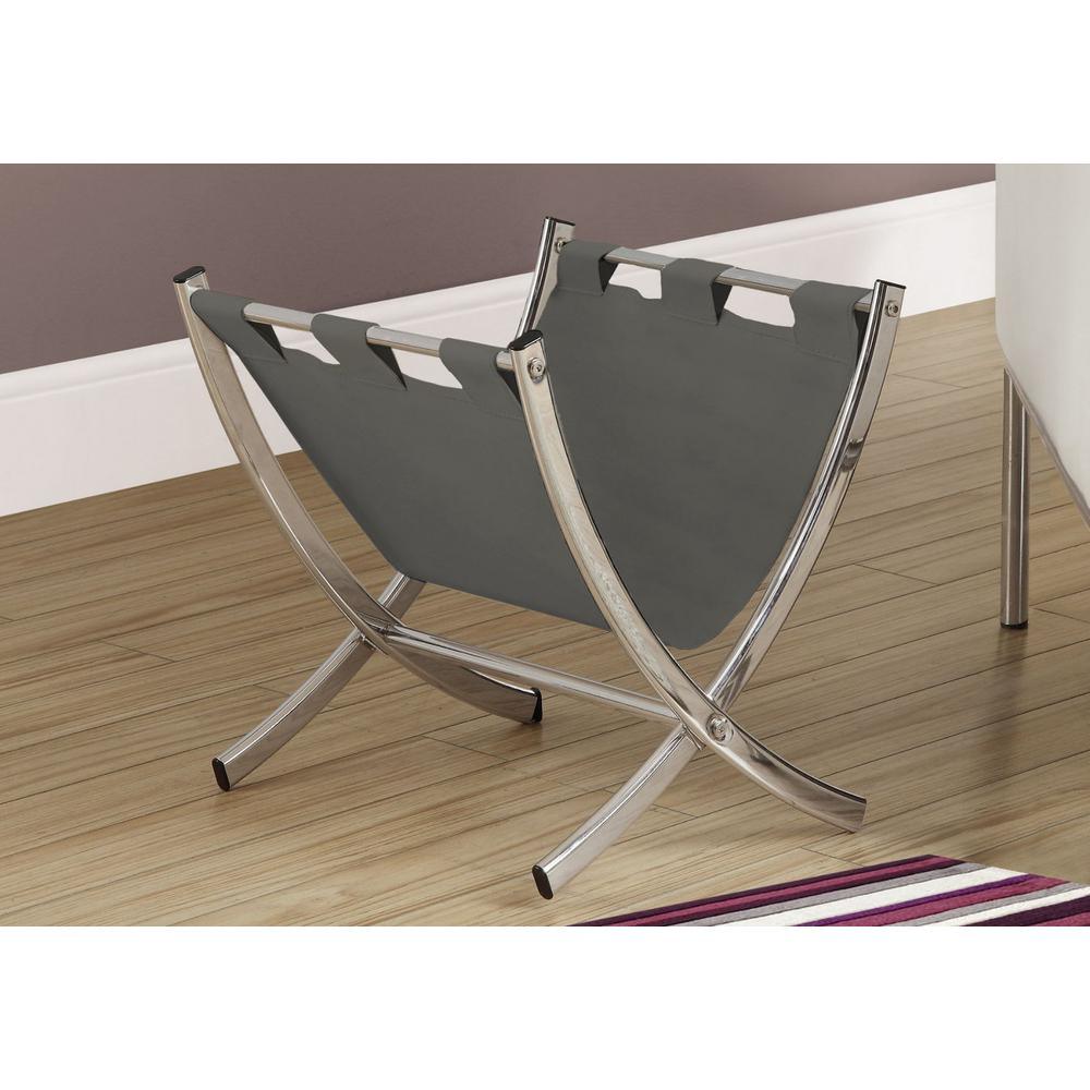 Jasmine Grey Magazine Rack - Super Arbor