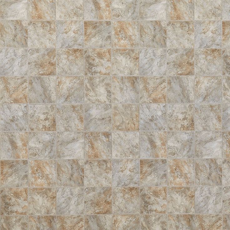 Mohawk 12-ft W Cut-to-Length Sienna Slate Stone Look Low-Gloss Finish Sheet Vinyl