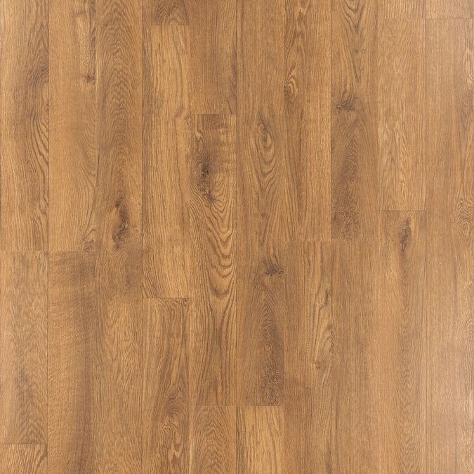 Style Selections Acorn Oak 8-mm T x 8-in W x 48-in L Wood Plank Laminate Flooring (21.26-sq ft / Carton)