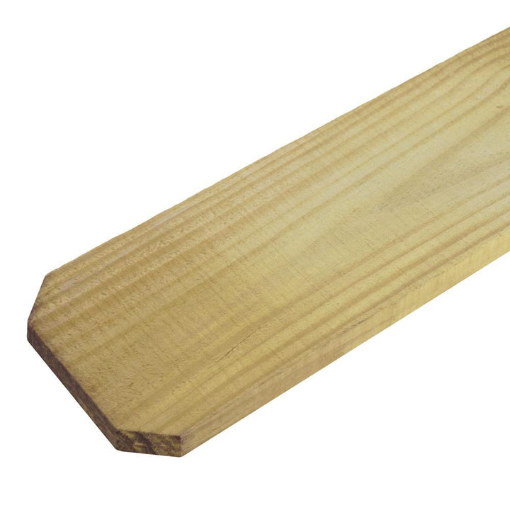 5/8 in. x 6 in. x 6 ft. Dog Ear Brazilian Pine Fence Picket (10-Pack) - Super Arbor