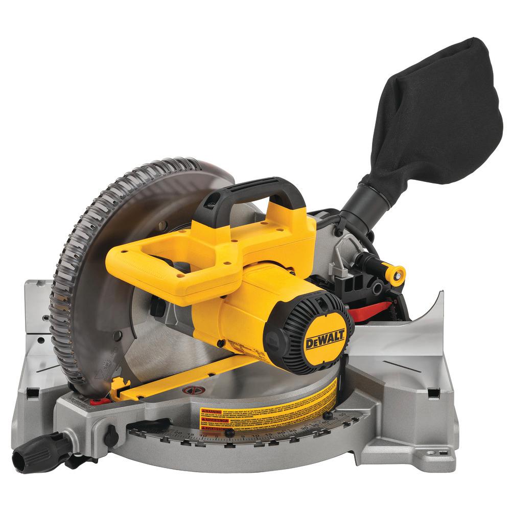 15 Amp Corded 10 in. Compound Single Bevel Miter Saw - Super Arbor