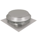 14 in. Dia Aluminum Roof Louver Exhaust Vent in Mill Finish - Super Arbor