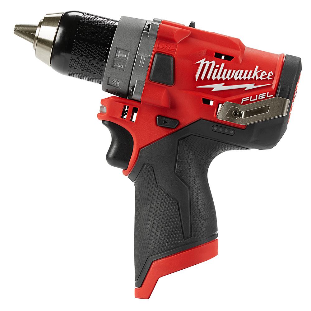 M12 FUEL 12-Volt 1/2 in. Lithium-Ion Brushless Cordless Hammer Drill with Free M12 2.0Ah Battery - Super Arbor