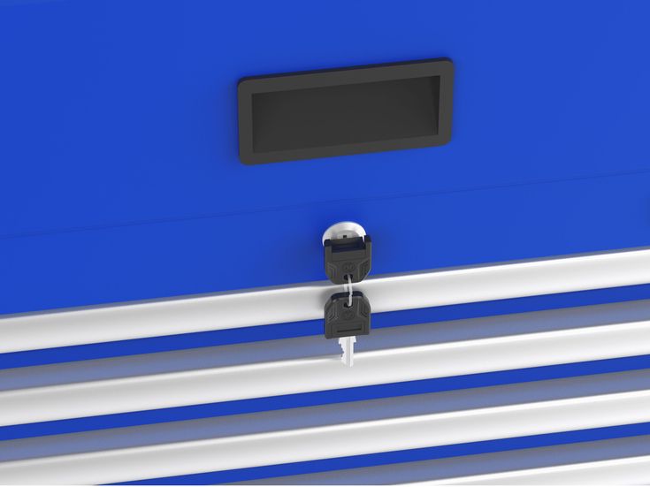 Kobalt 26-in W x 22-in H 4-Drawer Steel Tool Chest (Blue)