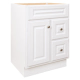 Hampton 24 in. W x 21 in. D x 33.5 in. H Bathroom Vanity Cabinet Only in White