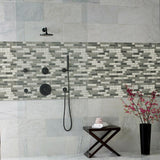 Urban Tapestry Interlocking 11.81 in. x 11.81 in. x 6 mm Glass Mesh-Mounted Mosaic Tile (14.55 sq. ft./case) - Super Arbor