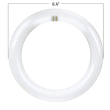 Feit Electric 8 in. 15-Watt (22-Watt Equivalent) T9 Cool White 4100K G10Q Circline LED Light Bulb (4-Pack)