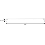 AirPro 36 in. White Extension Downrod