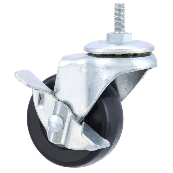 2 in. Rubber Stem Caster (4 Pack)