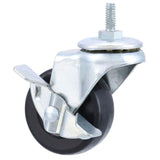 2 in. Rubber Stem Caster (4 Pack)
