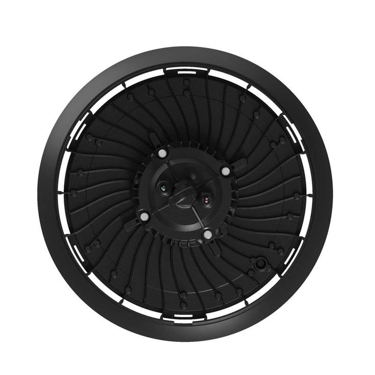 Commercial Electric 14 in. Black Integrated LED Dimmable High Bay Light at 30000 Lumens, 5000K Daylight