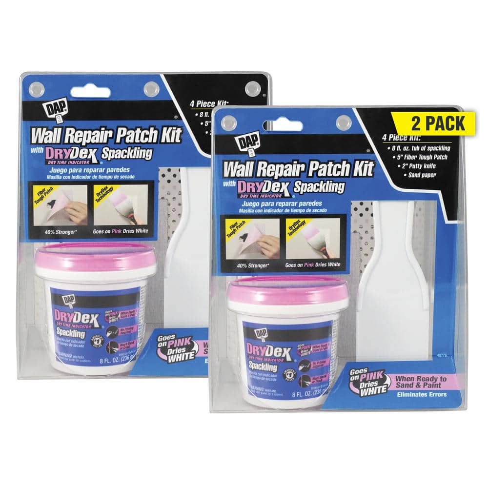 DAP DryDex 8 oz. Wall Repair Patch Kit (2-Pack)